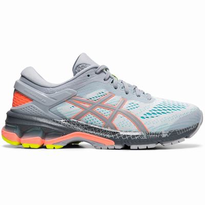 Női Asics Gel-Kayano 26 Futócipő AS4956371 Szürke/Narancssárga Korall